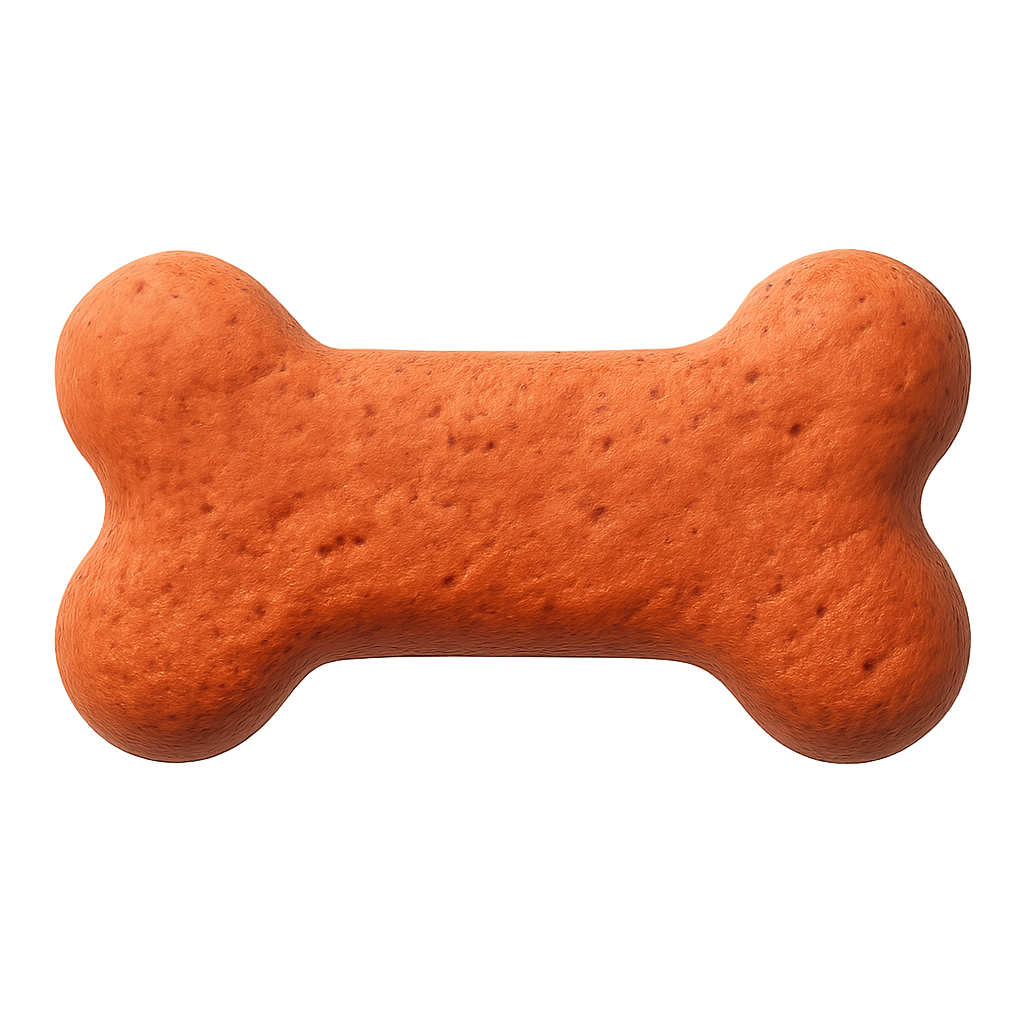 Biscoito BiscoiPet em formato de ossinho sabor carne
